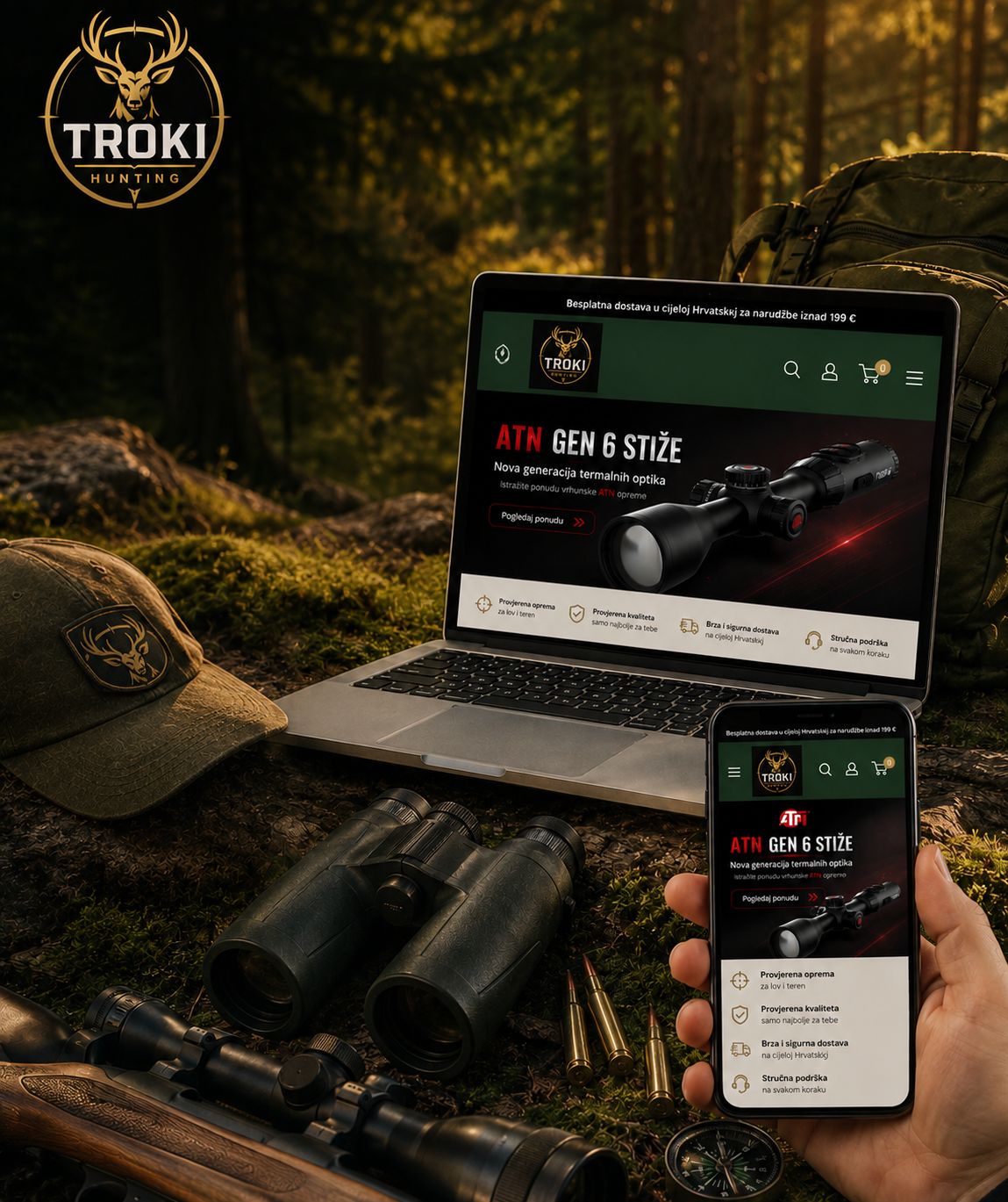 Troki Hunting uskoro pokreće webshop za provjerenu lovačku opremu
