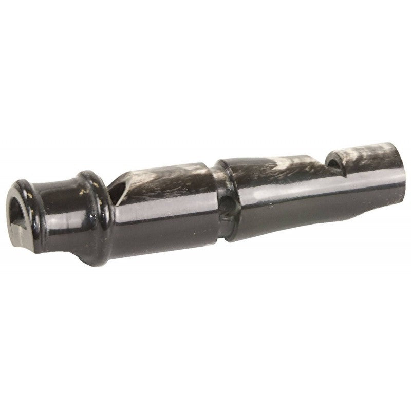 Eurohunt sifflet pour chien, corne de buffle, double – env. 8,5 cm