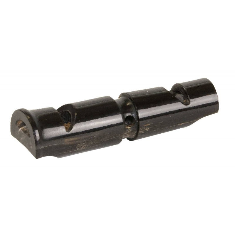 Eurohunt sifflet pour chien, corne de buffle, double – env. 7 cm