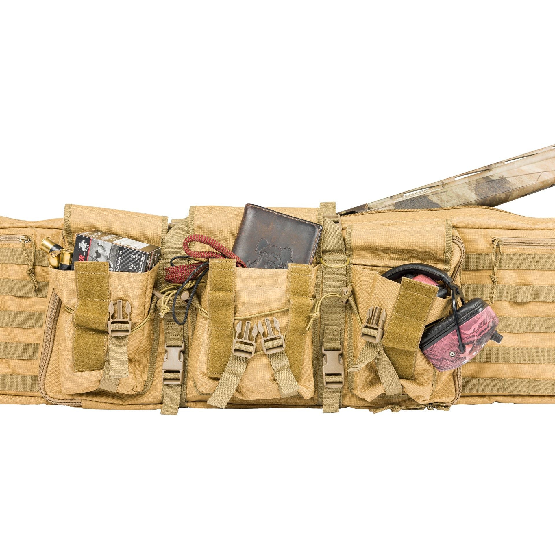 Eurohunt Tactical Gewehrfutteral – braun, ca. 125 cm