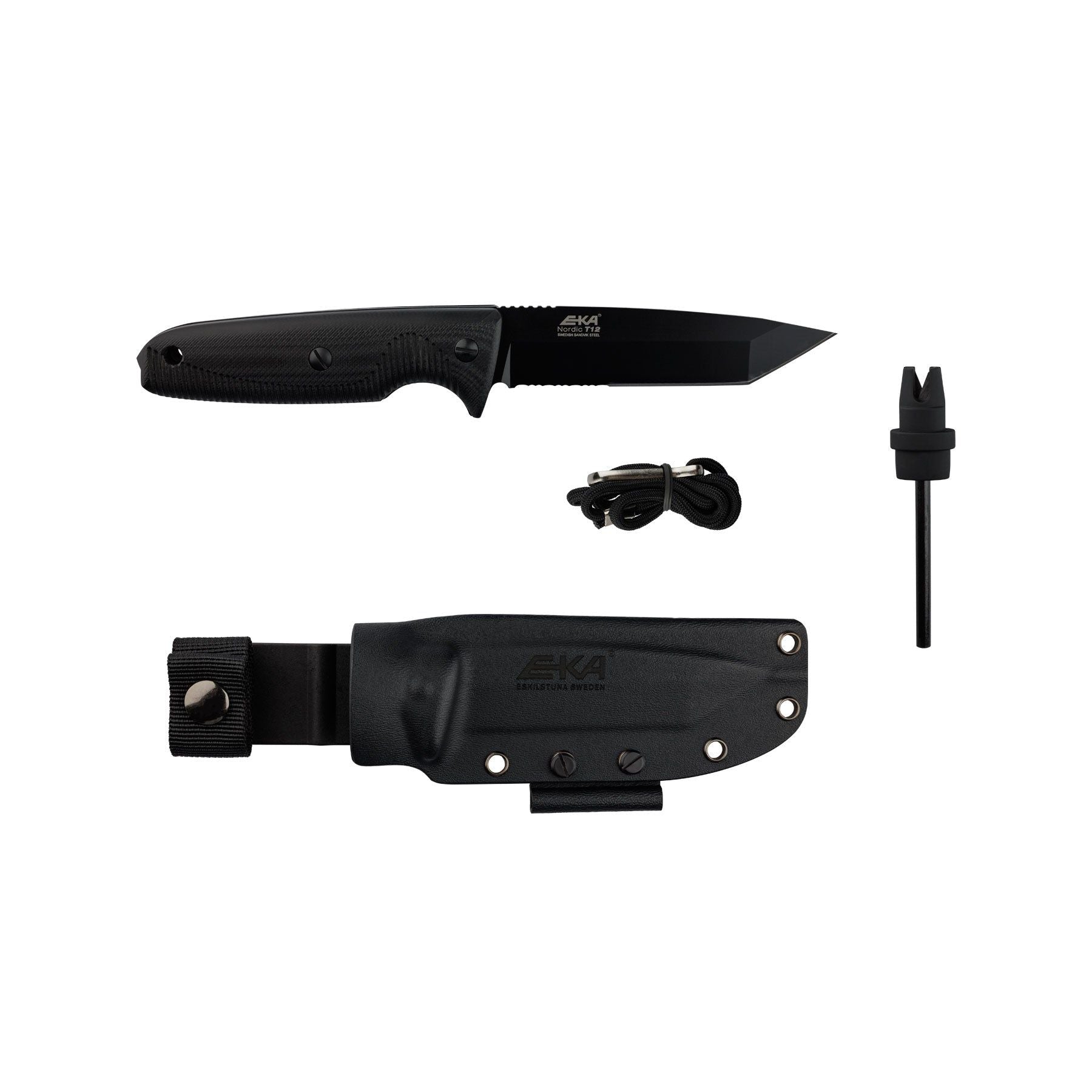 EKA Messer Nordic T12 – schwarz