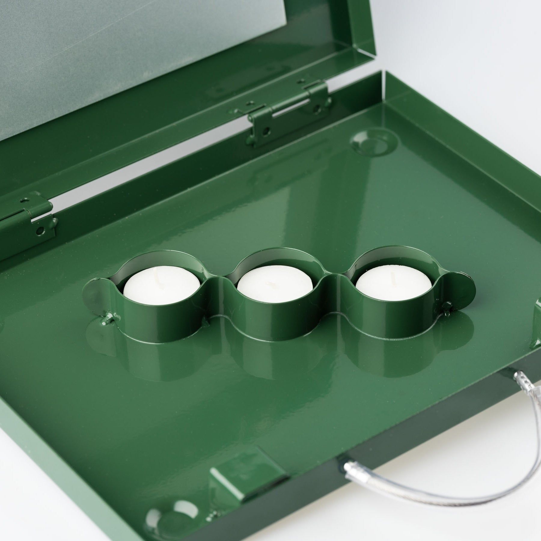 Eurohunt chauffage à bougies chauffe-plat – vert