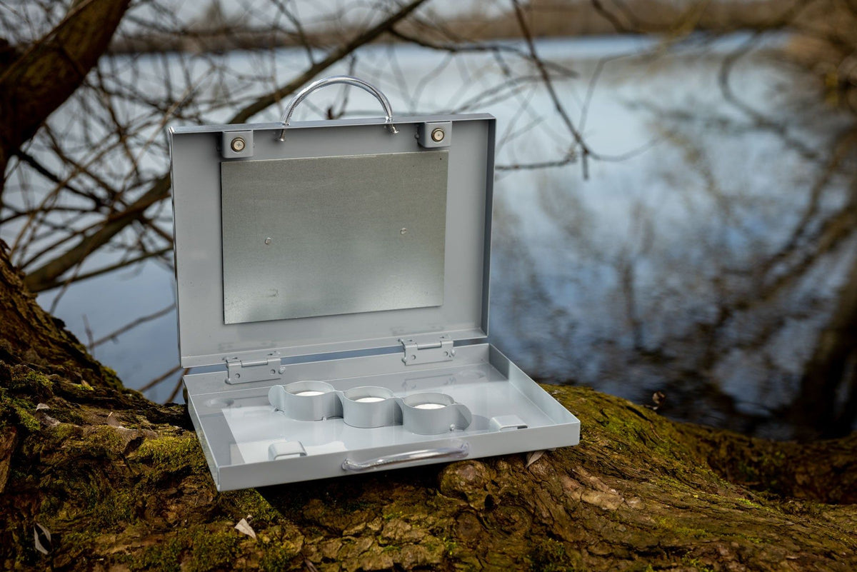 Eurohunt Teelicht-Heizung – silber