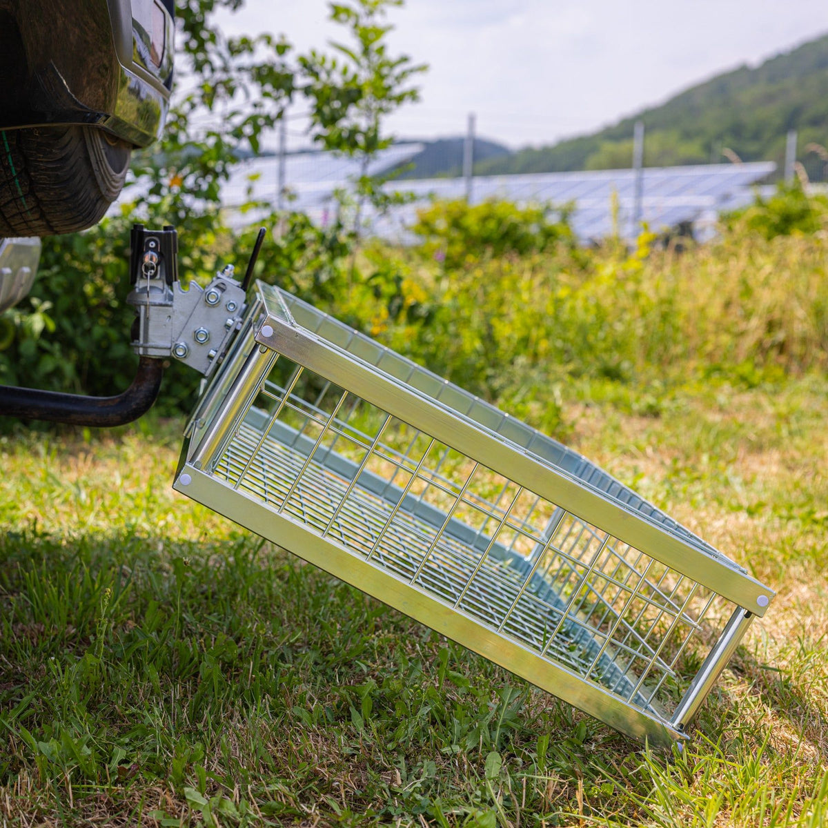Eurohunt klappbare Schnellkupplung – 890 × 585 × 200 mm, verzinkt
