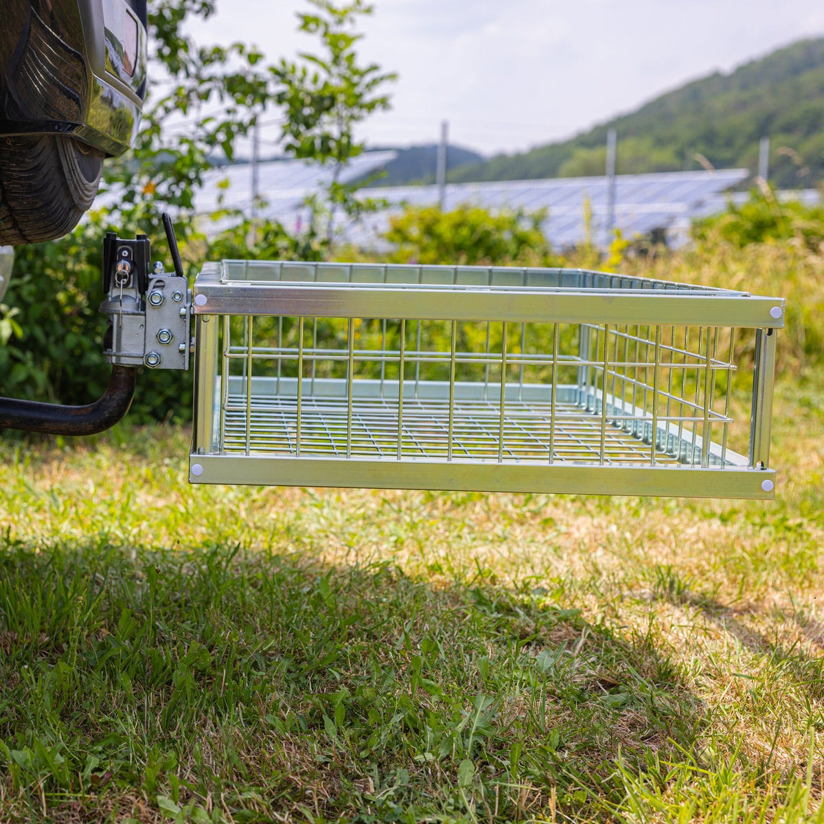 Eurohunt klappbare Schnellkupplung – 890 × 585 × 200 mm, verzinkt