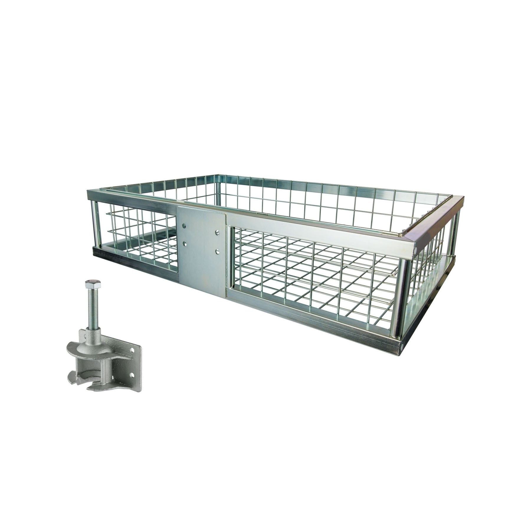 Eurohunt Steckkupplung – 890 × 585 × 200 mm, verzinkt