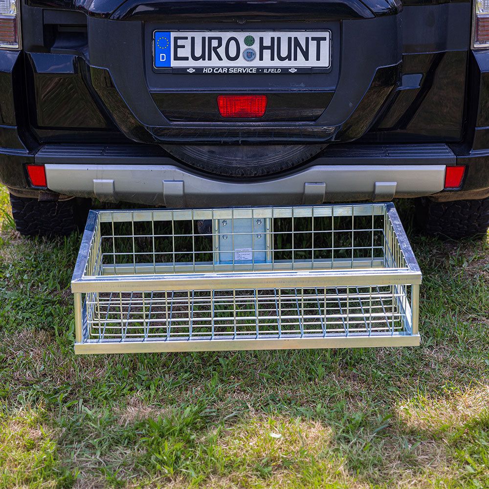 Eurohunt Steckkupplung – 890 × 585 × 200 mm, verzinkt