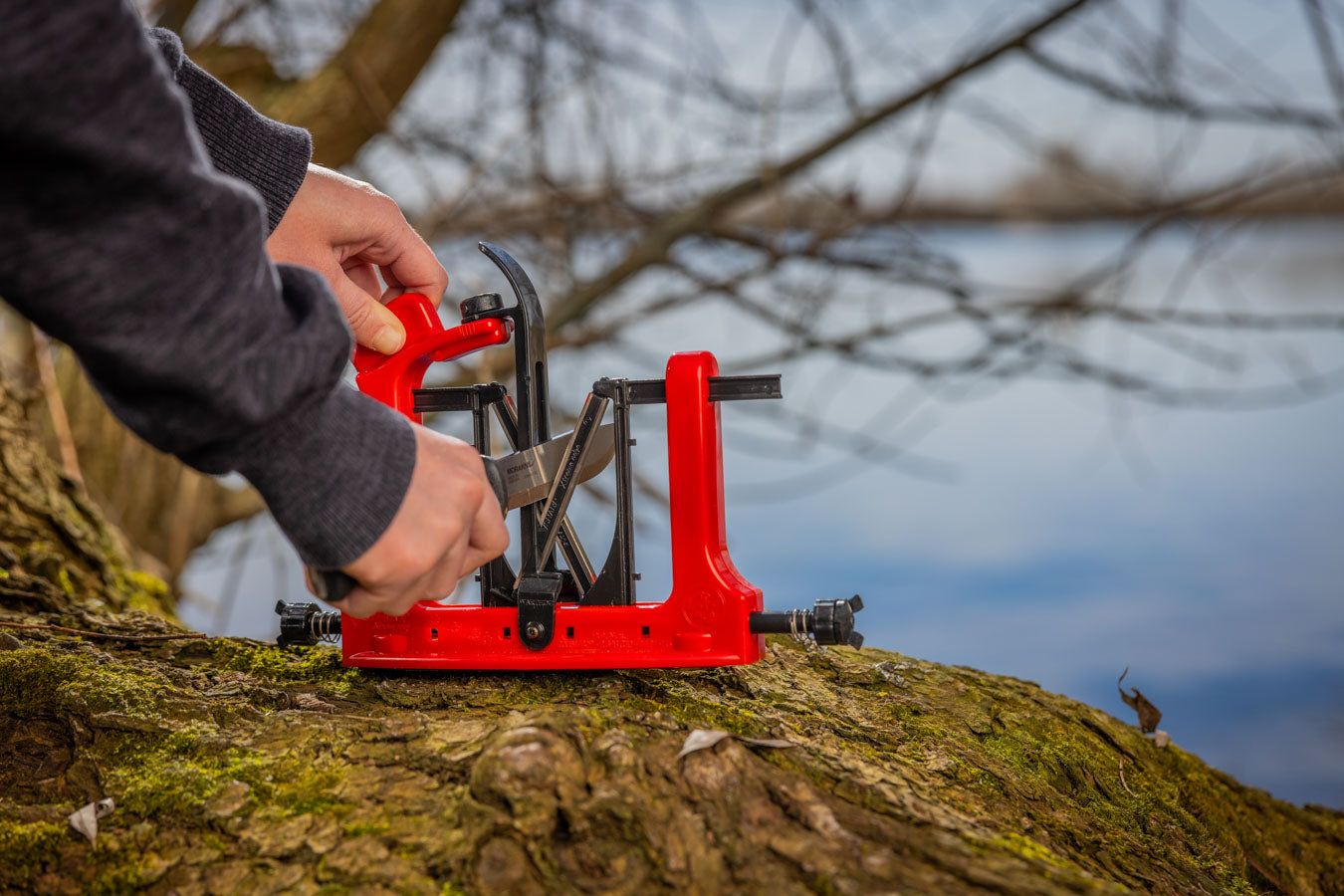 Warthog Messerschärfer V-Sharp Xtreme Edge – rot