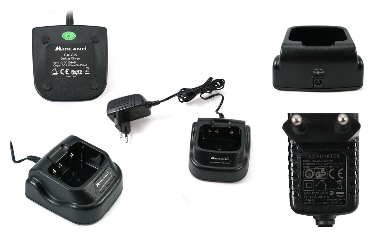 Midland CA-G15 desktop charger for G15 G18
