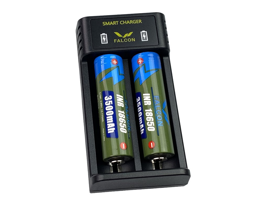 Chargeur FALCON SMART USB-C pour 2 batteries Li-Ion