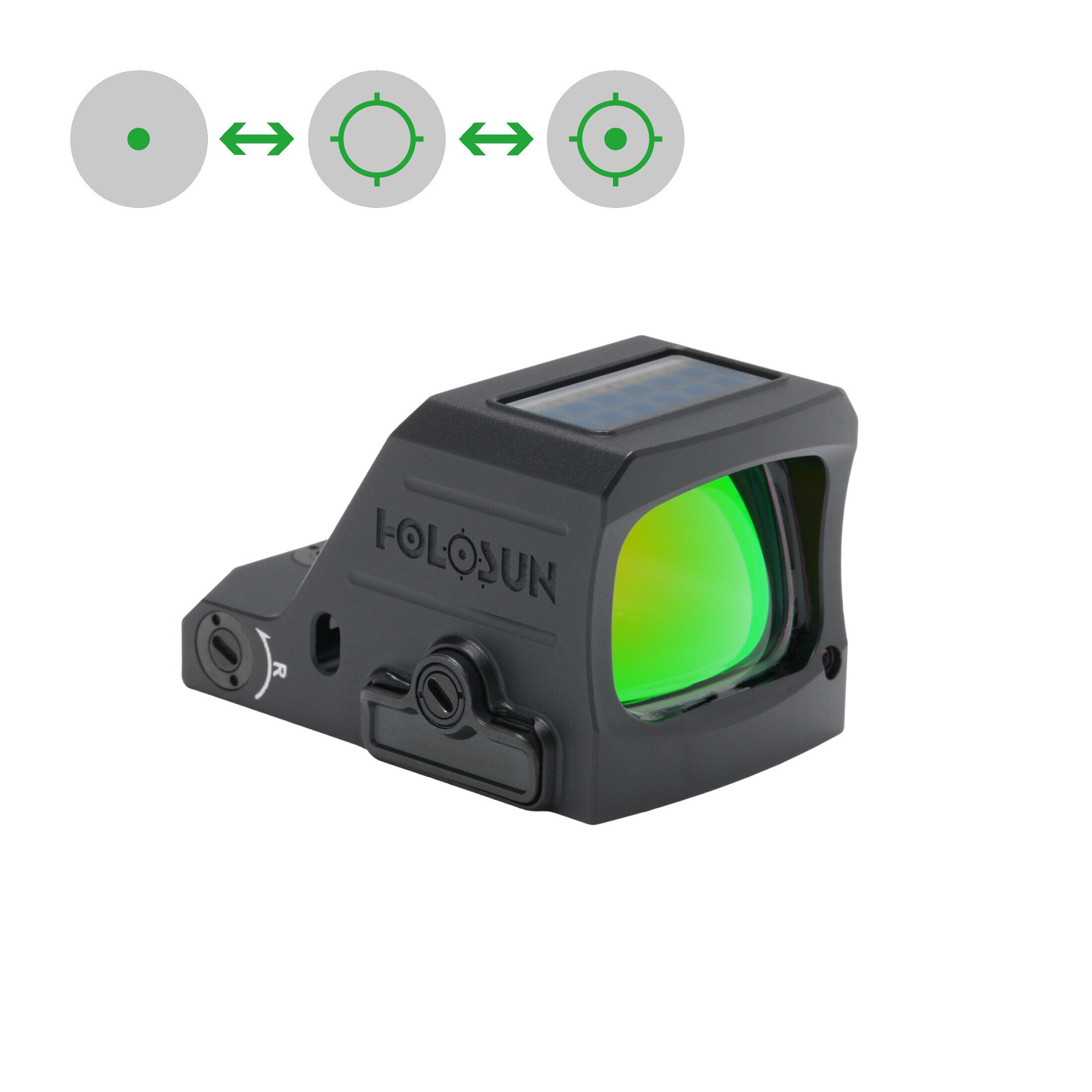 Holosun HE507C-GR X3 zeleni circle dot solarni