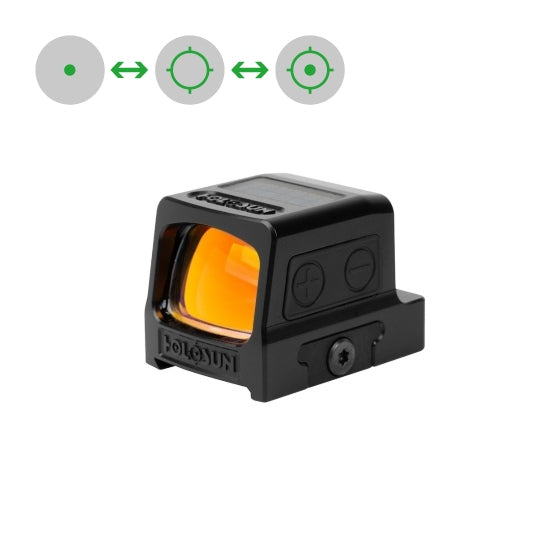 Holosun HE509T-GR X2 zeleni circle dot solarni titanij