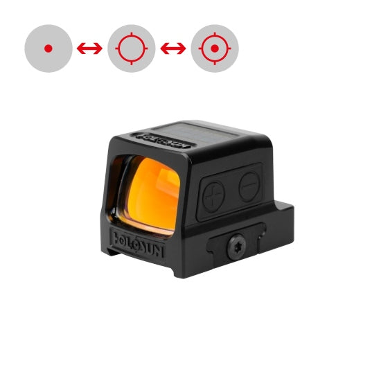 Holosun HE509T-RD X2 crveni circle dot solarni titanij