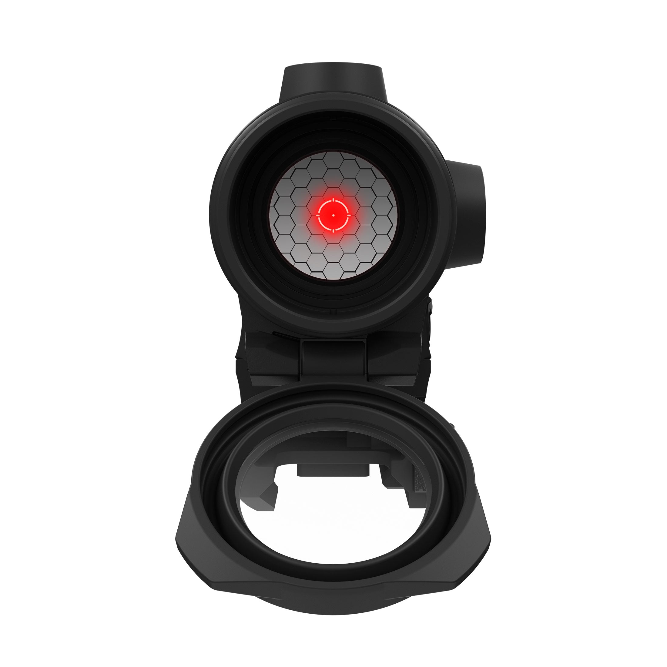 Holosun HE530G-RD – retícula Circle Dot roja QD titanio