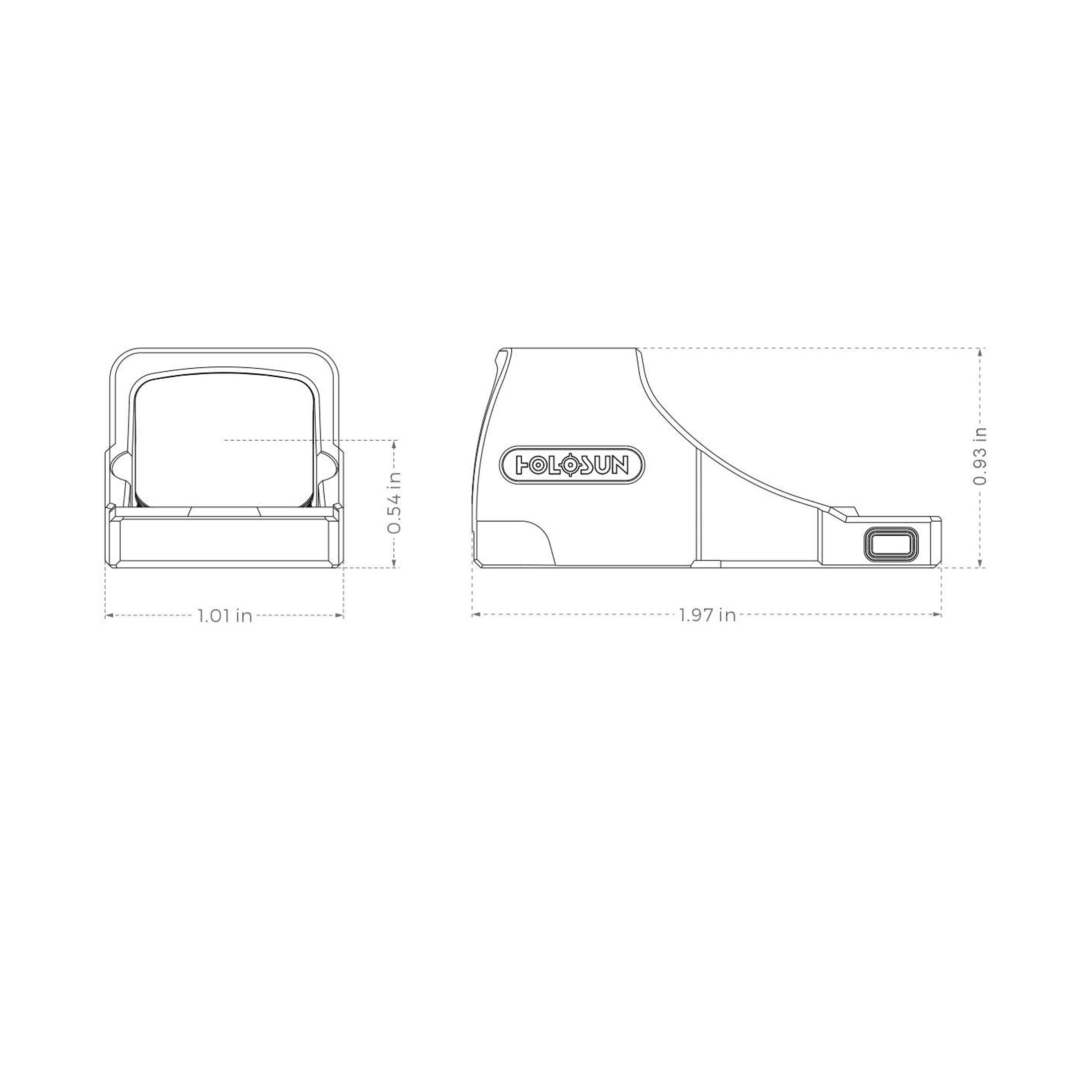 Holosun SCS-MP2-GR verde MP2 solar