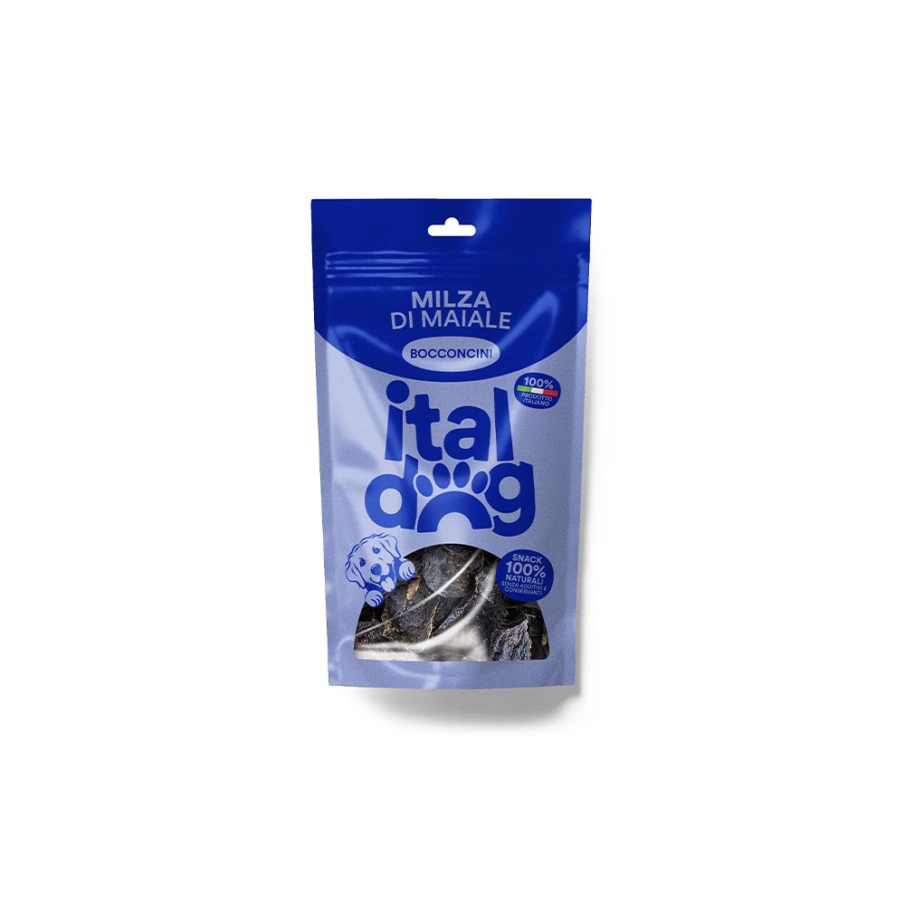 ItalDog zalogaji svinjske slezene komadići 100g