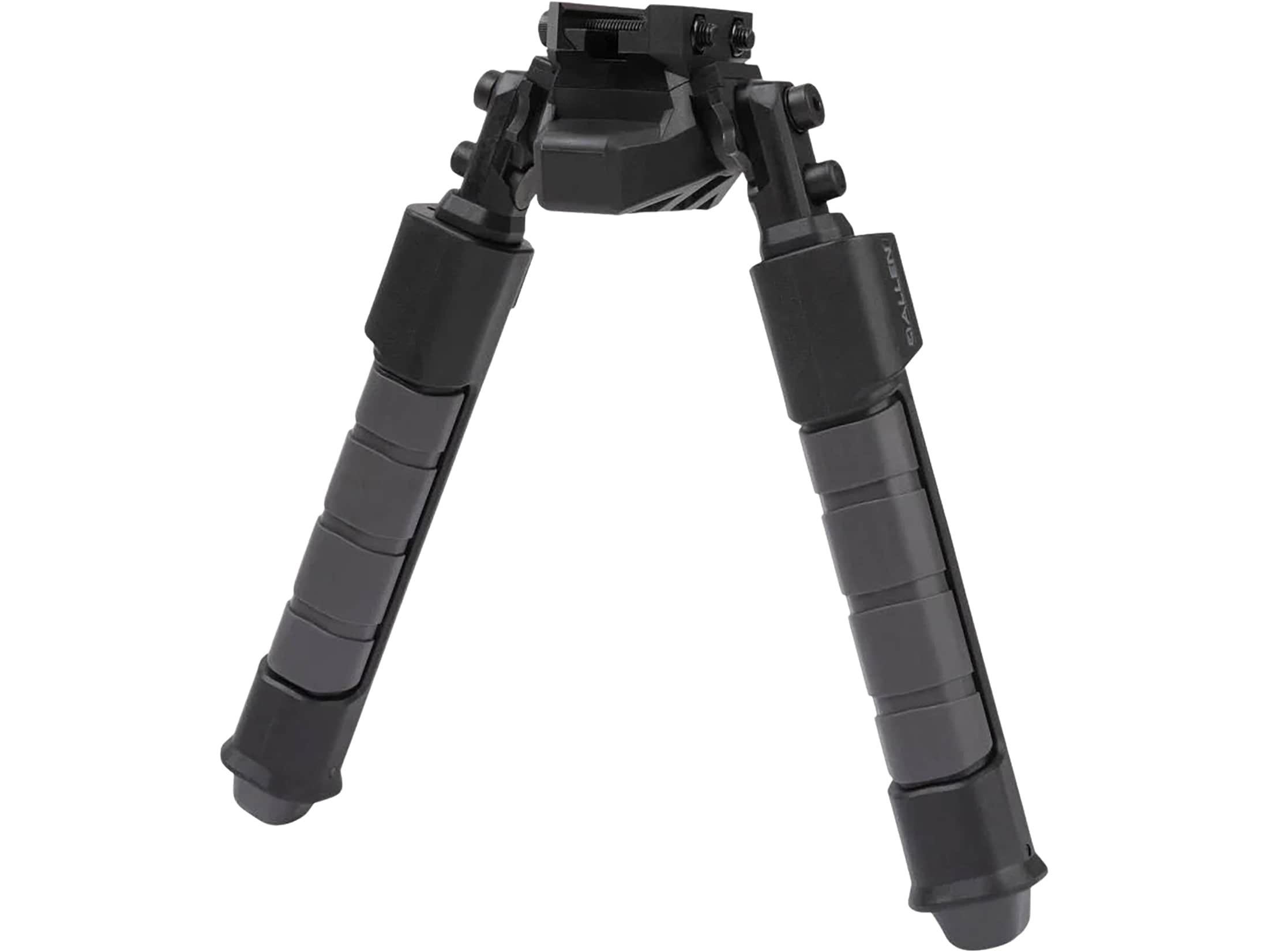 Allen Helix niski puškarski bipod za Picatinny šinu, Rapid-Snap noge, crni