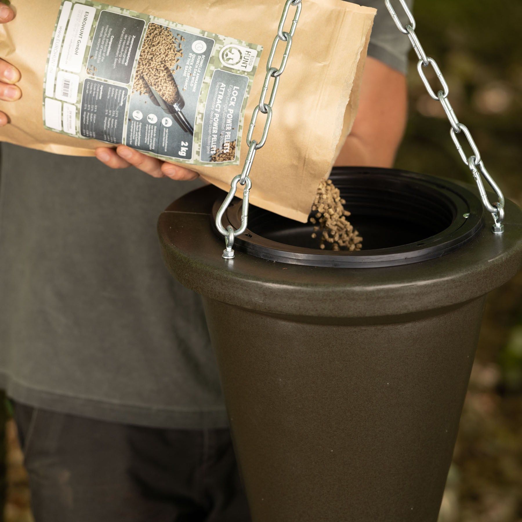 Eurohunt Feeder Container 2.0 for Automatic Feeders