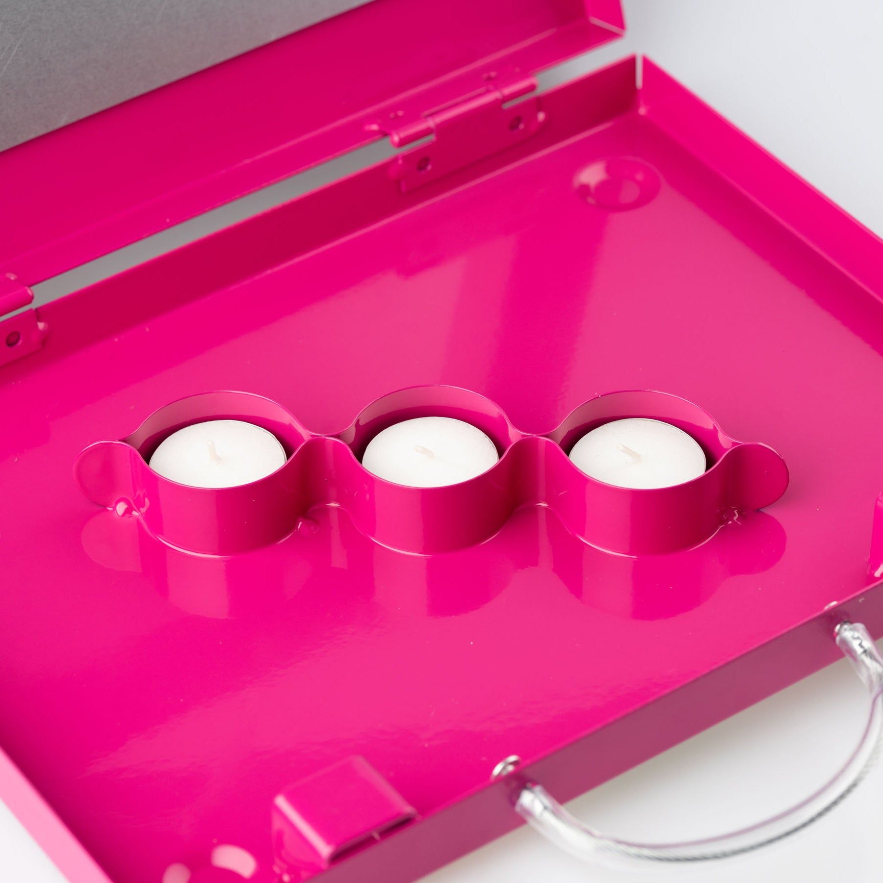 Eurohunt chauffage à bougies chauffe-plat – rose