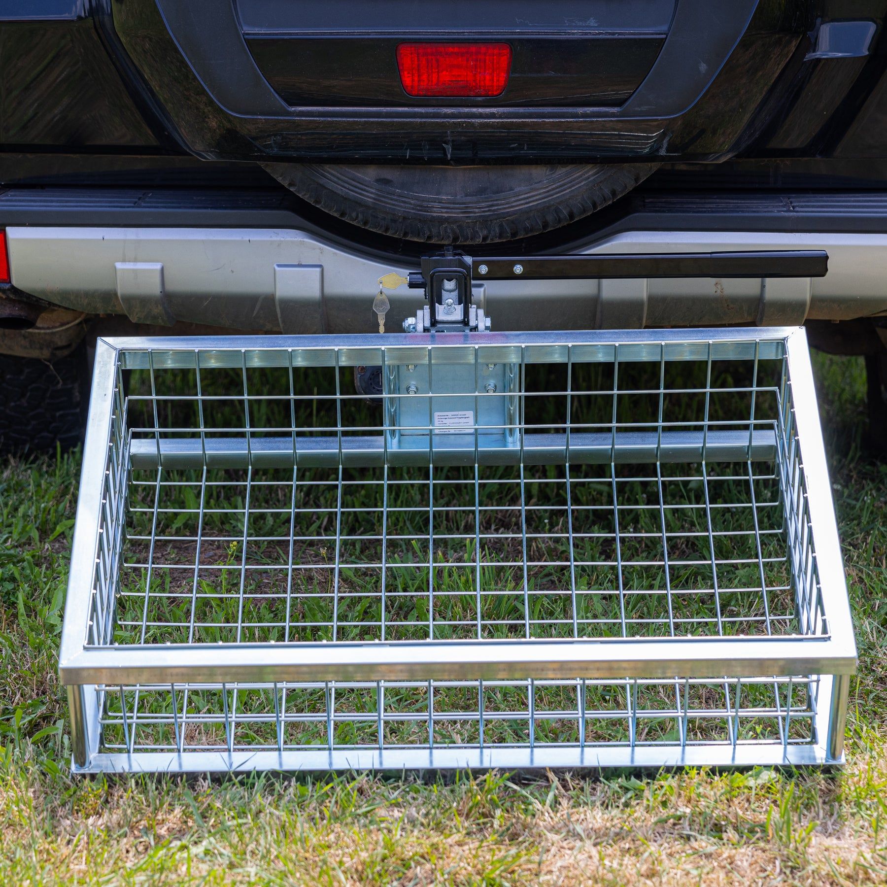 Eurohunt acoplamiento rápido abatible – 890 × 585 × 200 mm, galvanizado