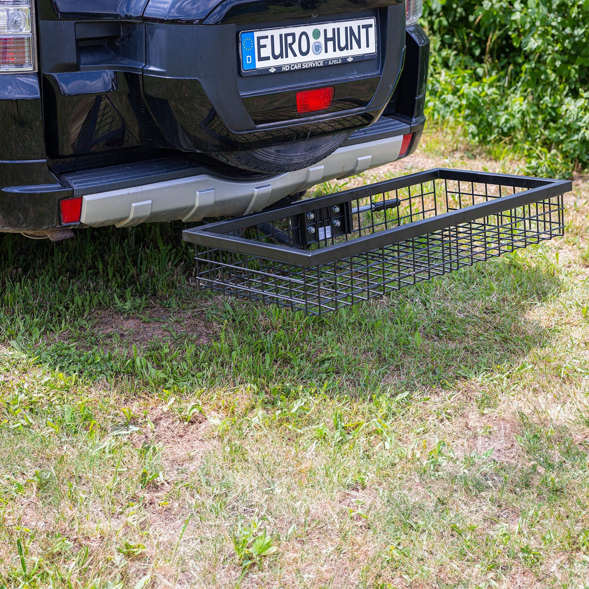 Eurohunt portacesto posteriore per gancio traino – rivestito (modello 560932)
