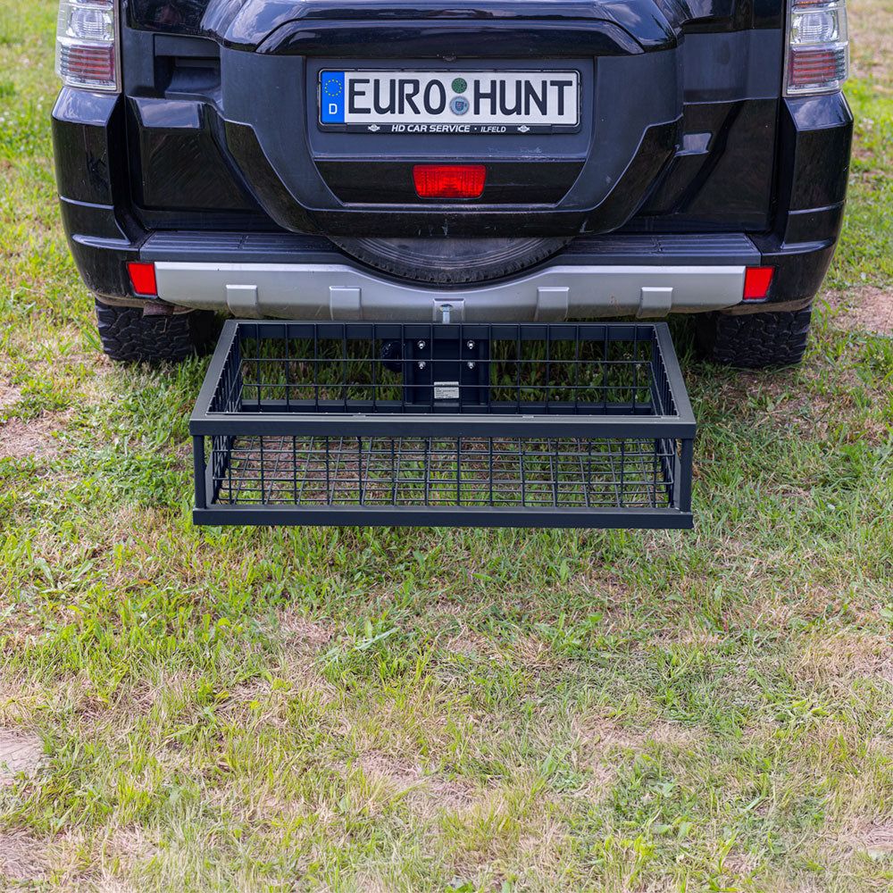 Eurohunt zadnji nosilec za vlečno kljuko 890 × 585 × 200 mm – plastificirano