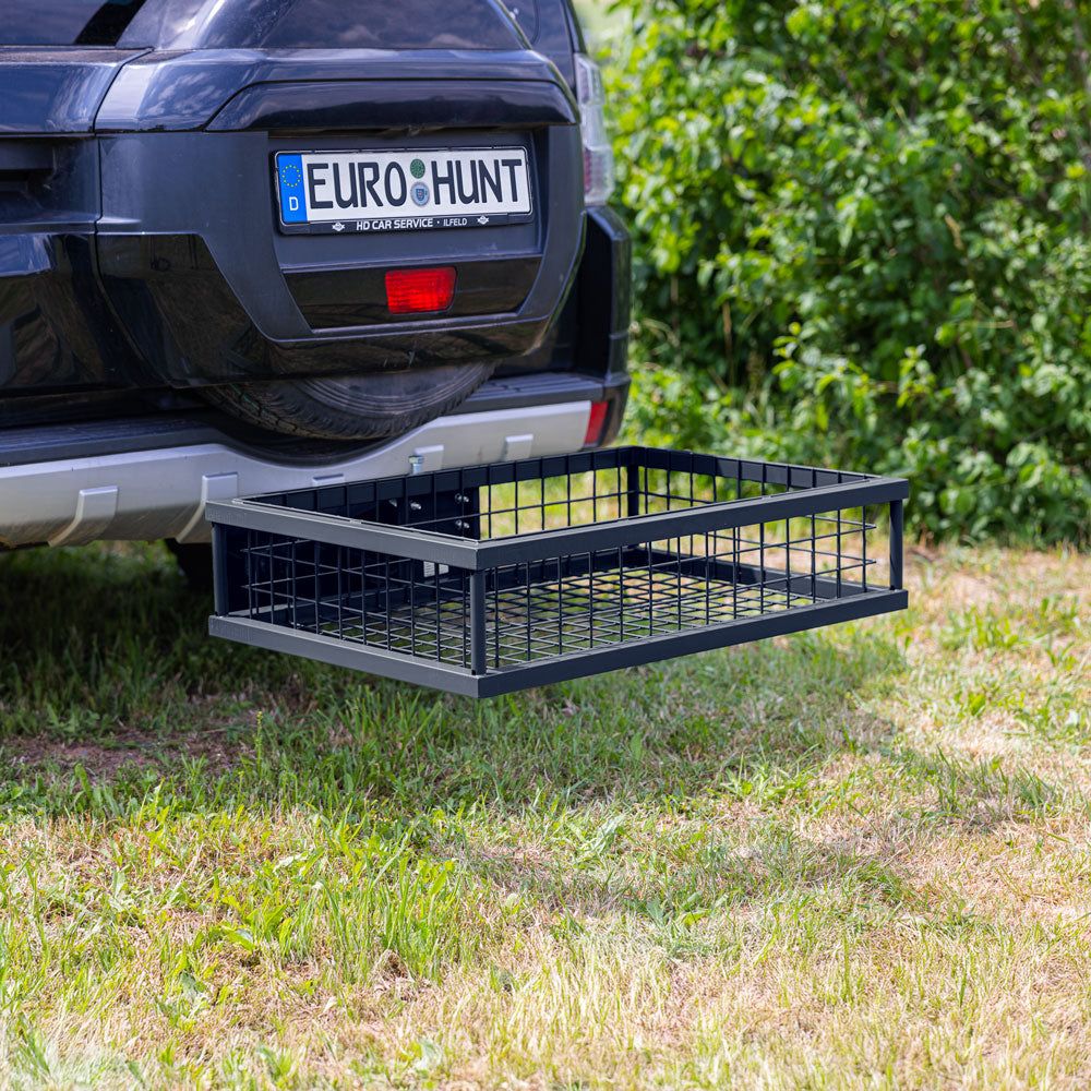 Eurohunt portaequipajes trasero para enganche 890 × 585 × 200 mm – recubierto
