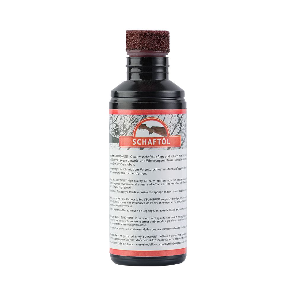 Eurohunt olio per calcio in legno – marrone scuro, 50 ml