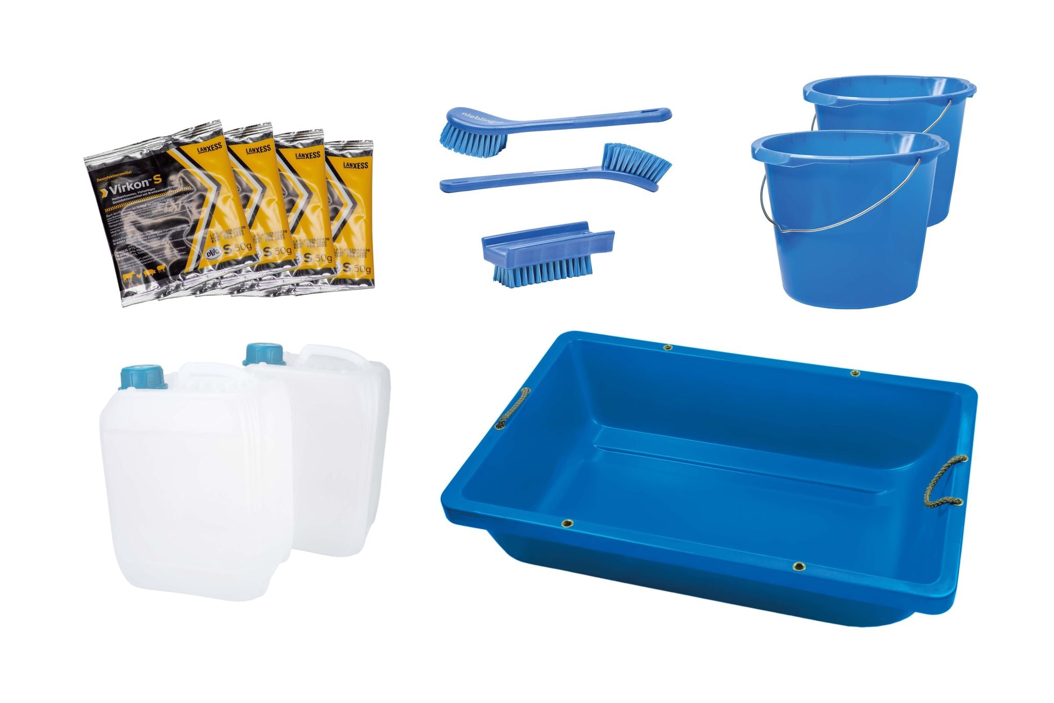 Eurohunt kit di disinfezione ASF con vasca per selvaggina