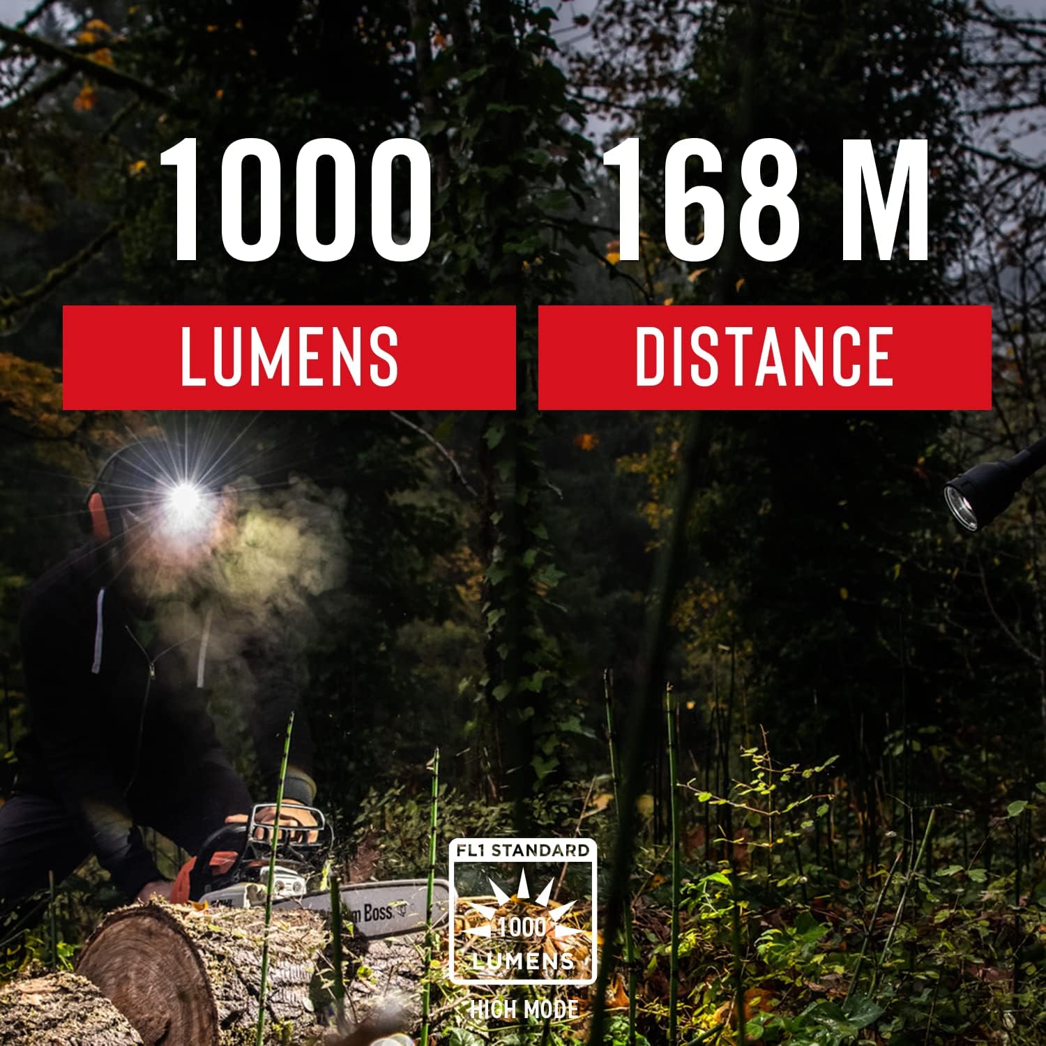 Coast FL75R punjiva naglavna svjetiljka 1000 lm 158 m