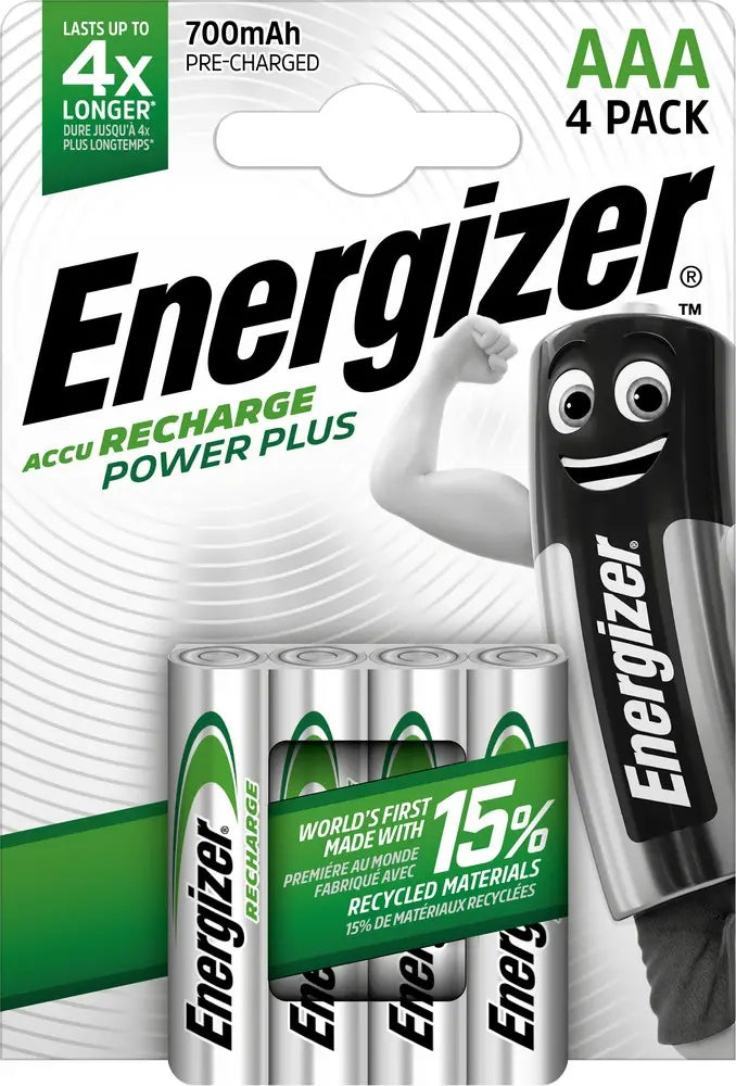 Energizer AAA punjive baterije 700mAh blister 4 kom