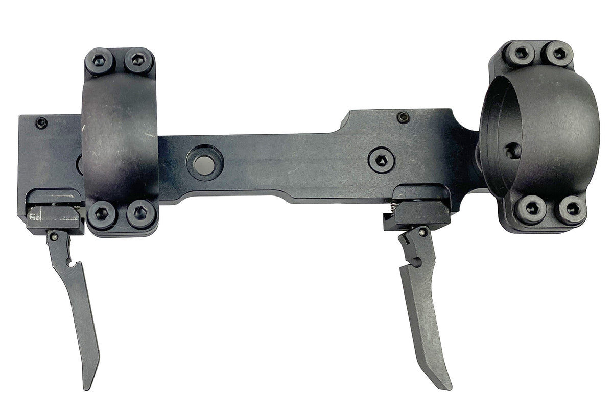 FALCON steel quick-release mount with 30 mm rings