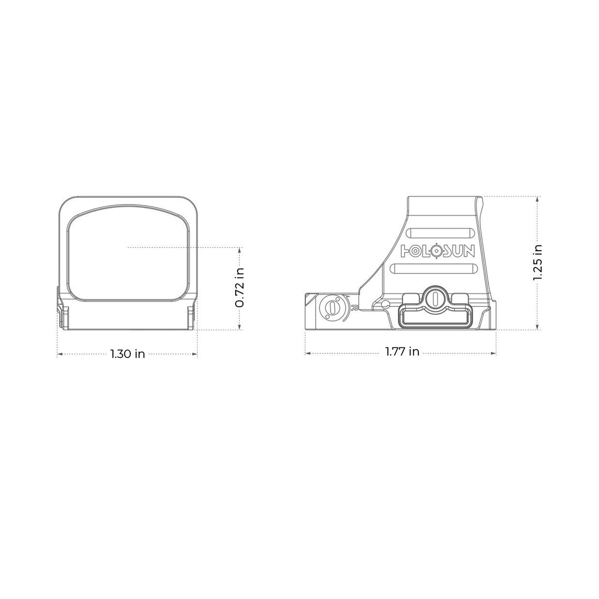 Holosun HE507COMP-GR Green Multi-Reticle