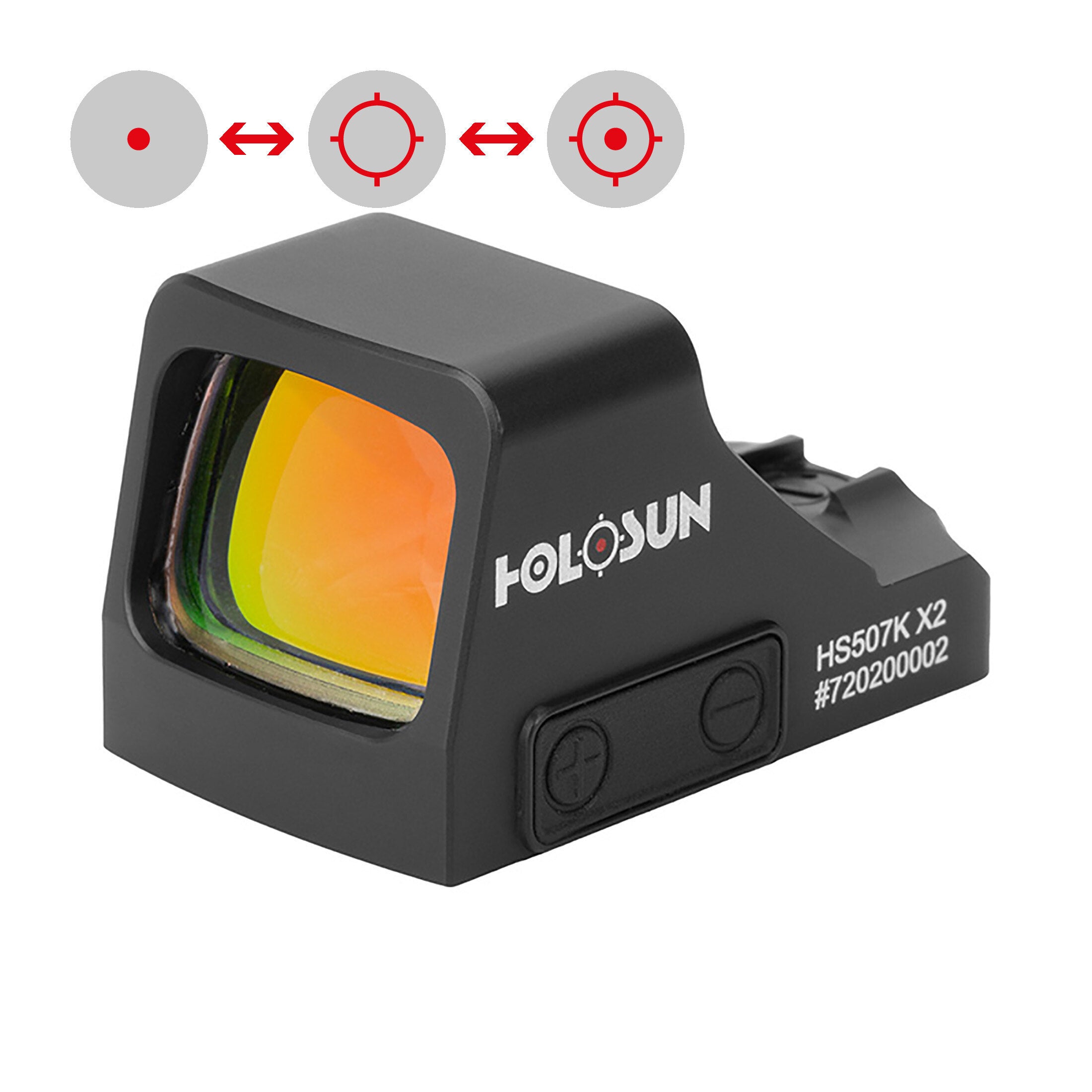 Holosun HS507K X2 crveni circle dot solarni