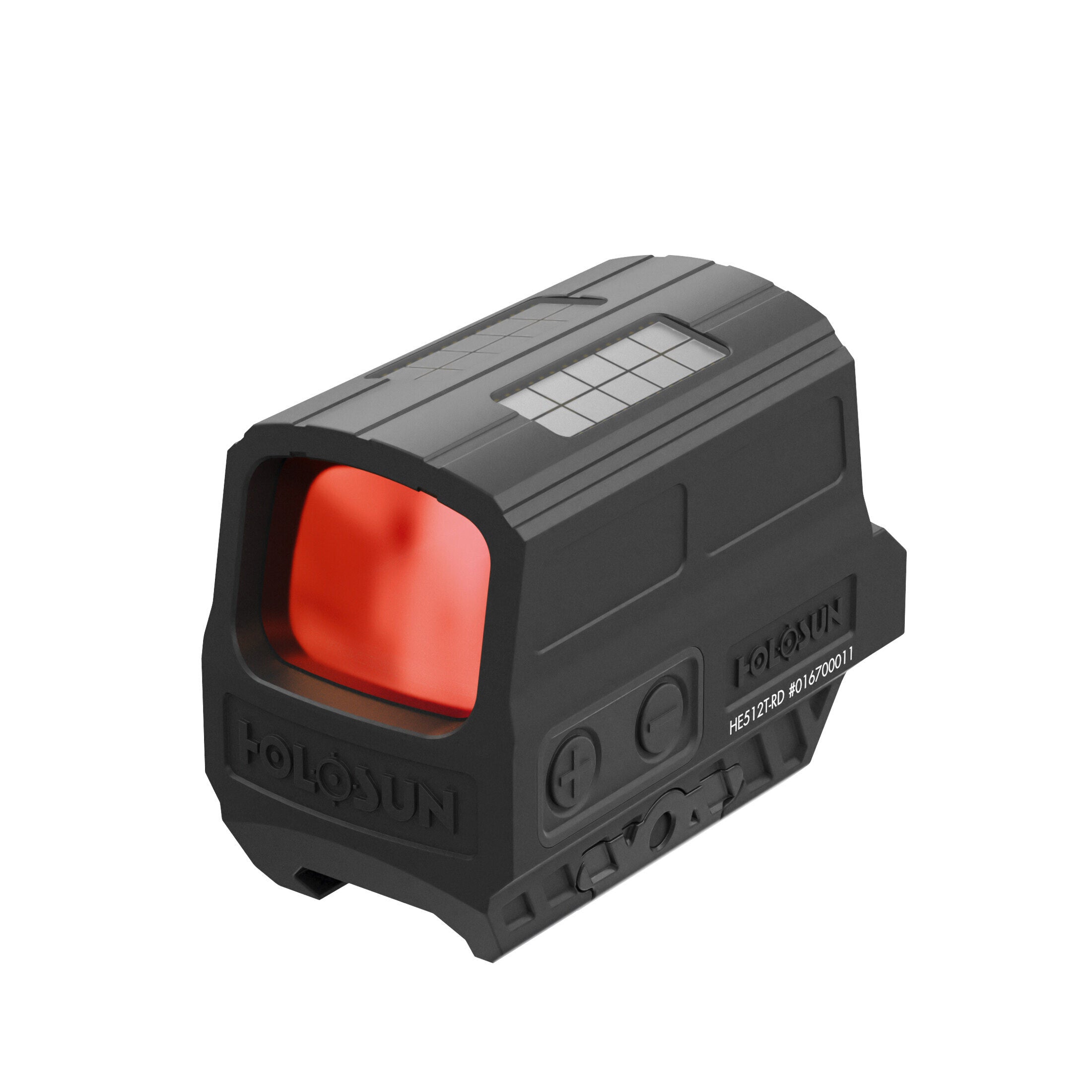 Holosun HE512T-RD rouge Circle Dot solaire titane