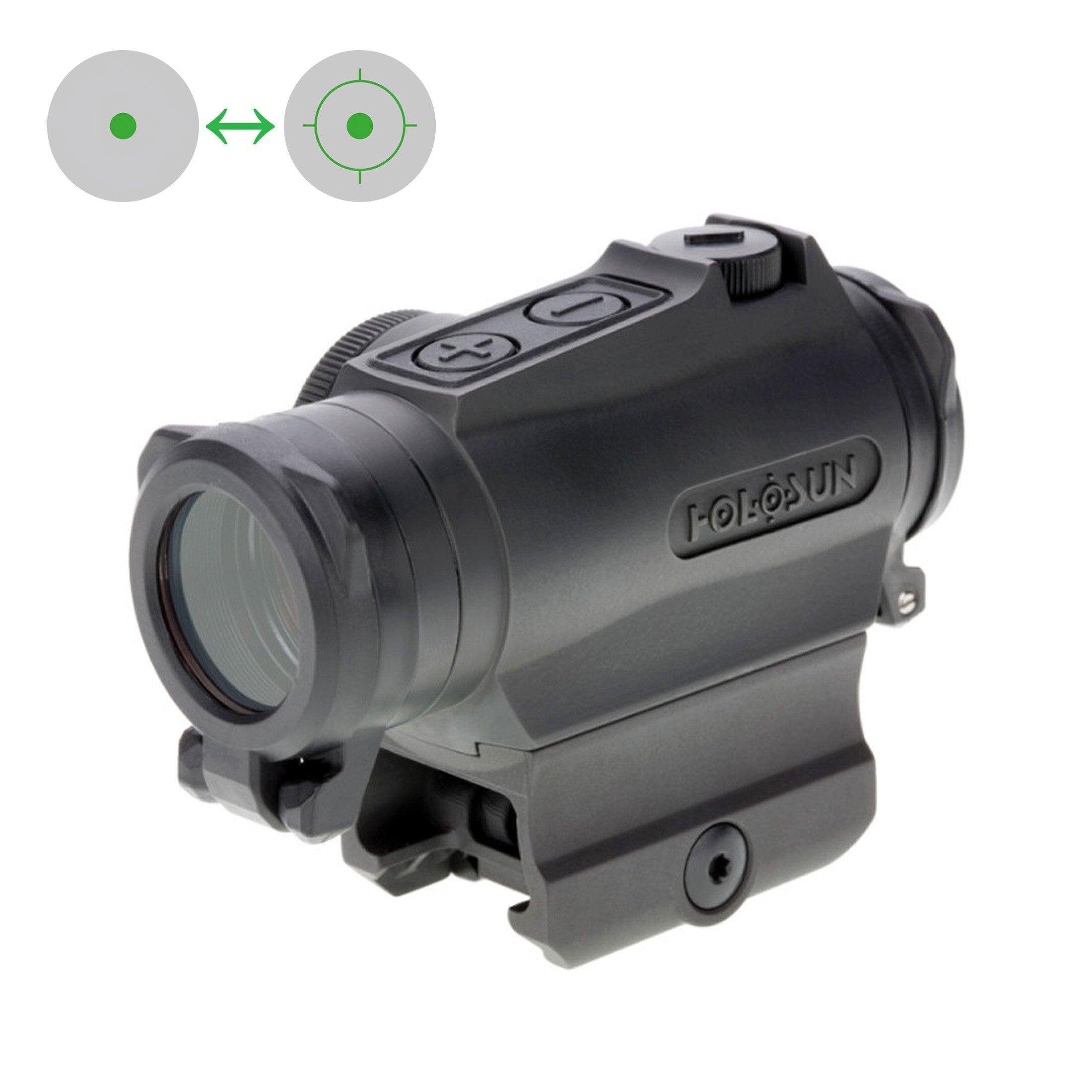 Holosun HE515GT-GR grüner Kreispunkt QD Titan