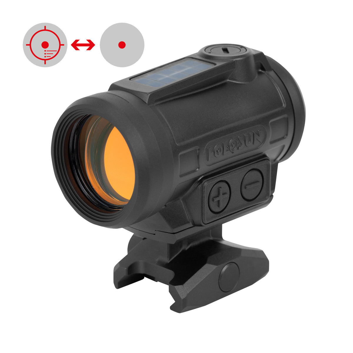 Holosun ARO EVO SPR RD – retícula BDC roja solar 26 mm