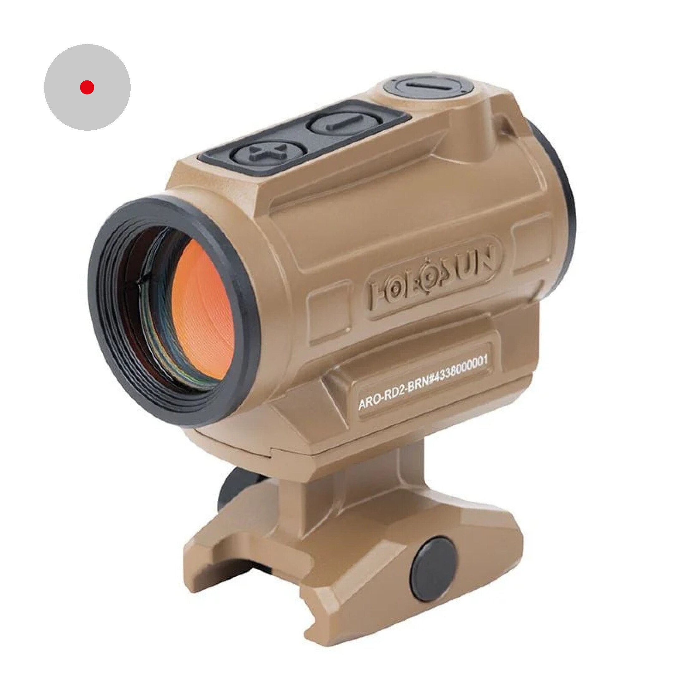 Holosun ARO Core RD2 point rouge 2 MOA 22 mm