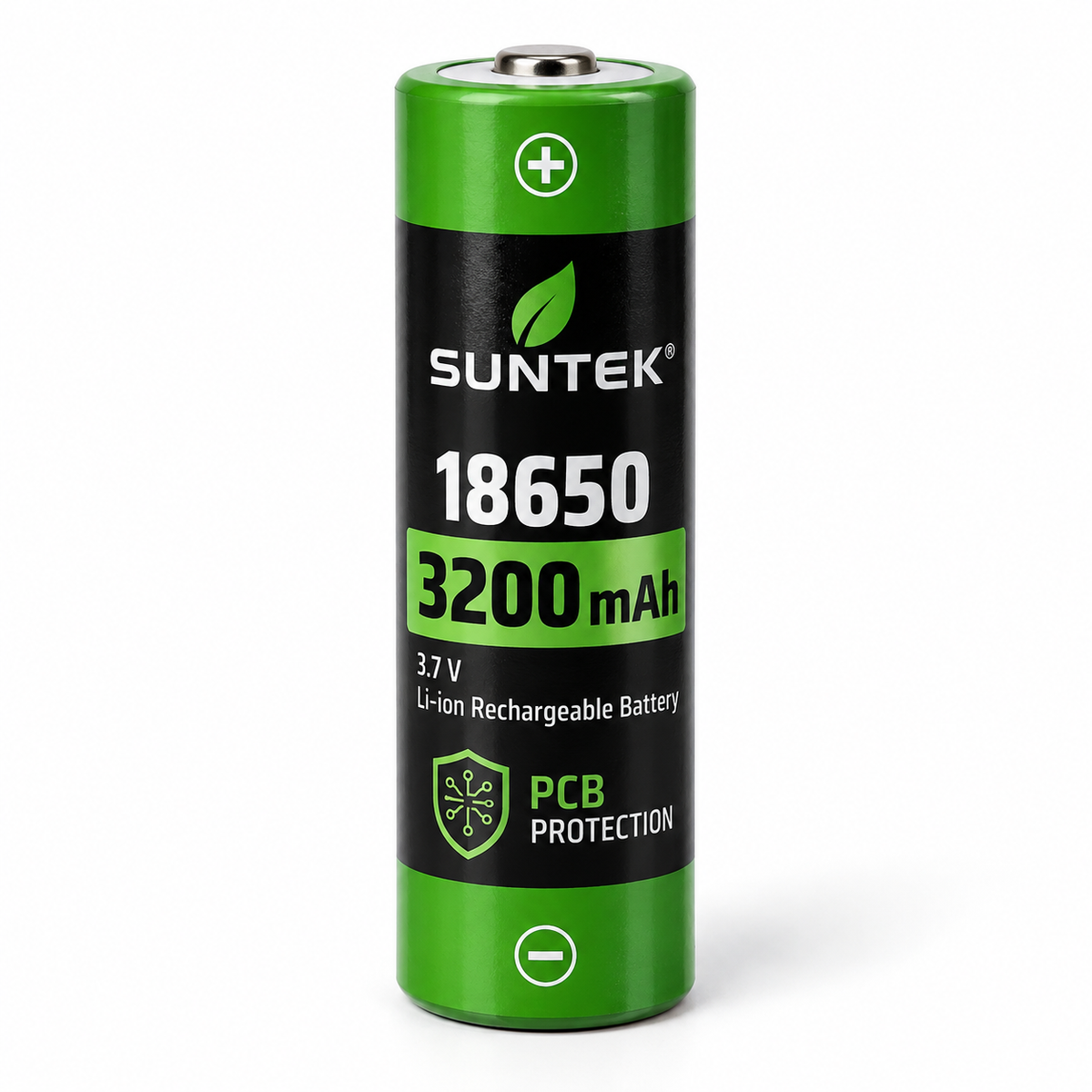 Batterie Li-Ion 18650 3200 mAh avec protection PCB