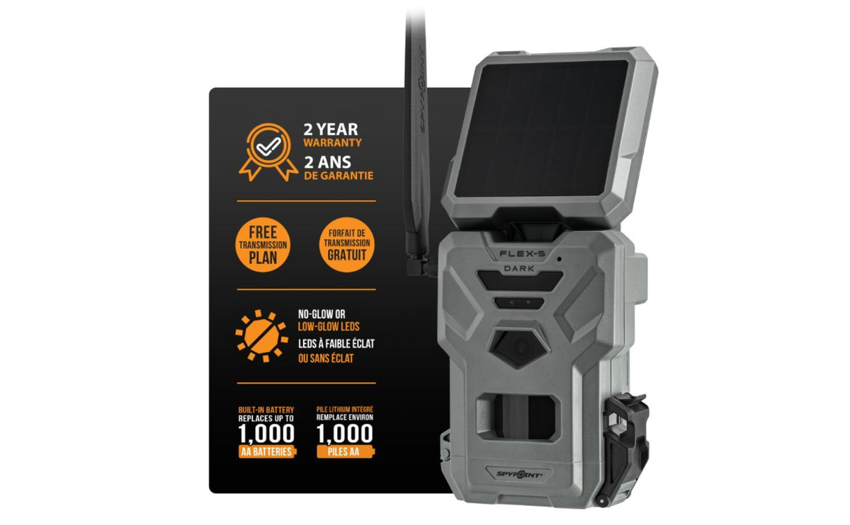 SPYPOINT Wildkamera FLEX-S DARK Solar LTE