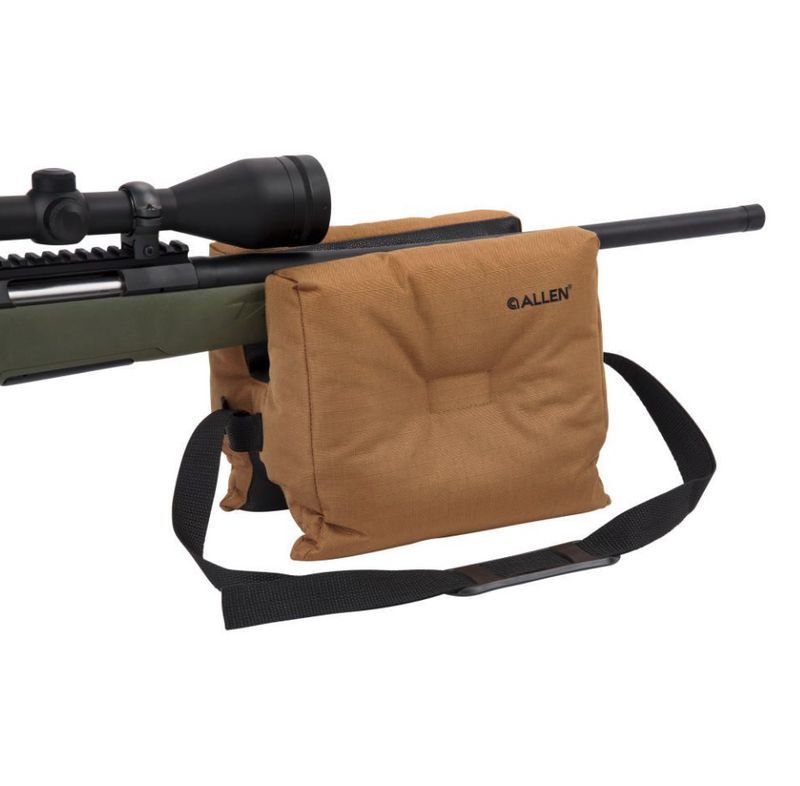 Allen X-Focus Filled Bench Rest Shooting Bag, Coyote/Black